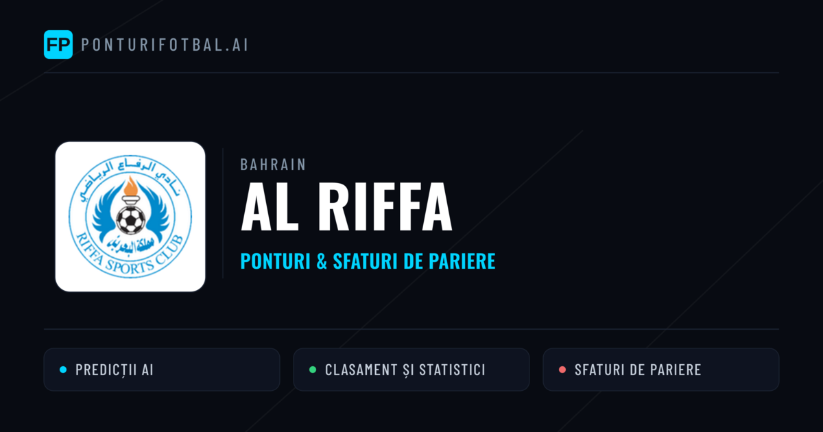 Al Riffa Ponturi și statistici