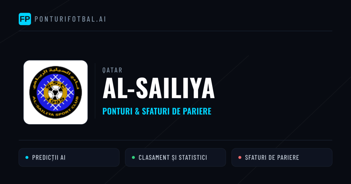Al-Sailiya Ponturi și statistici