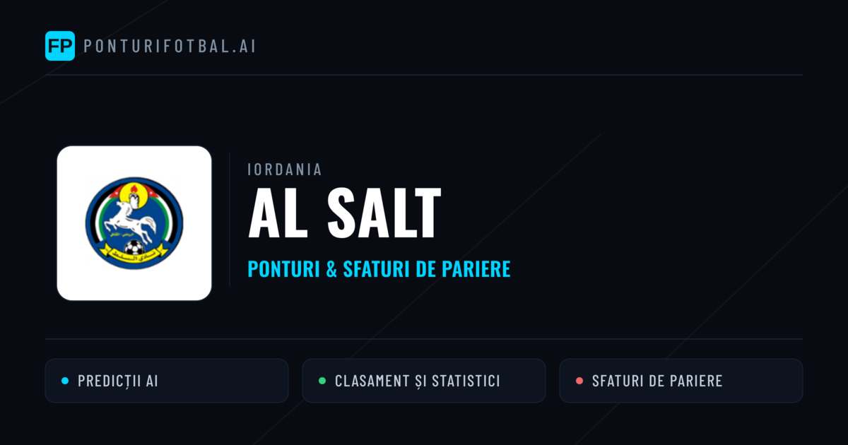 Al Salt Ponturi și statistici