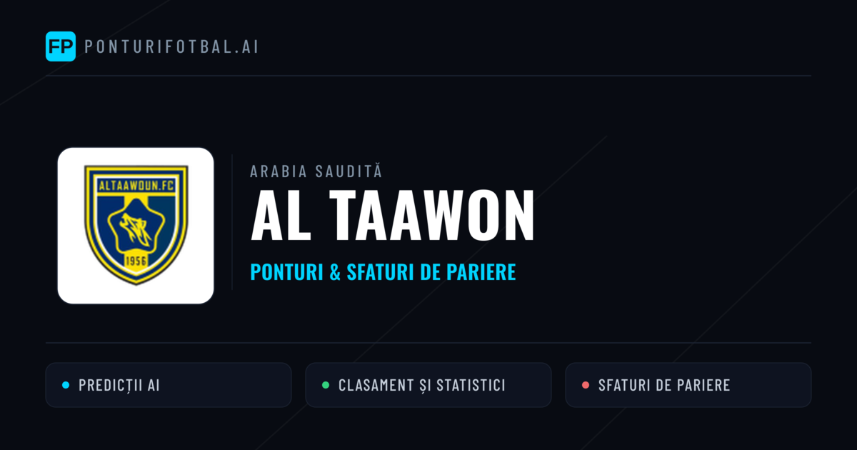 Al Taawon Ponturi și statistici