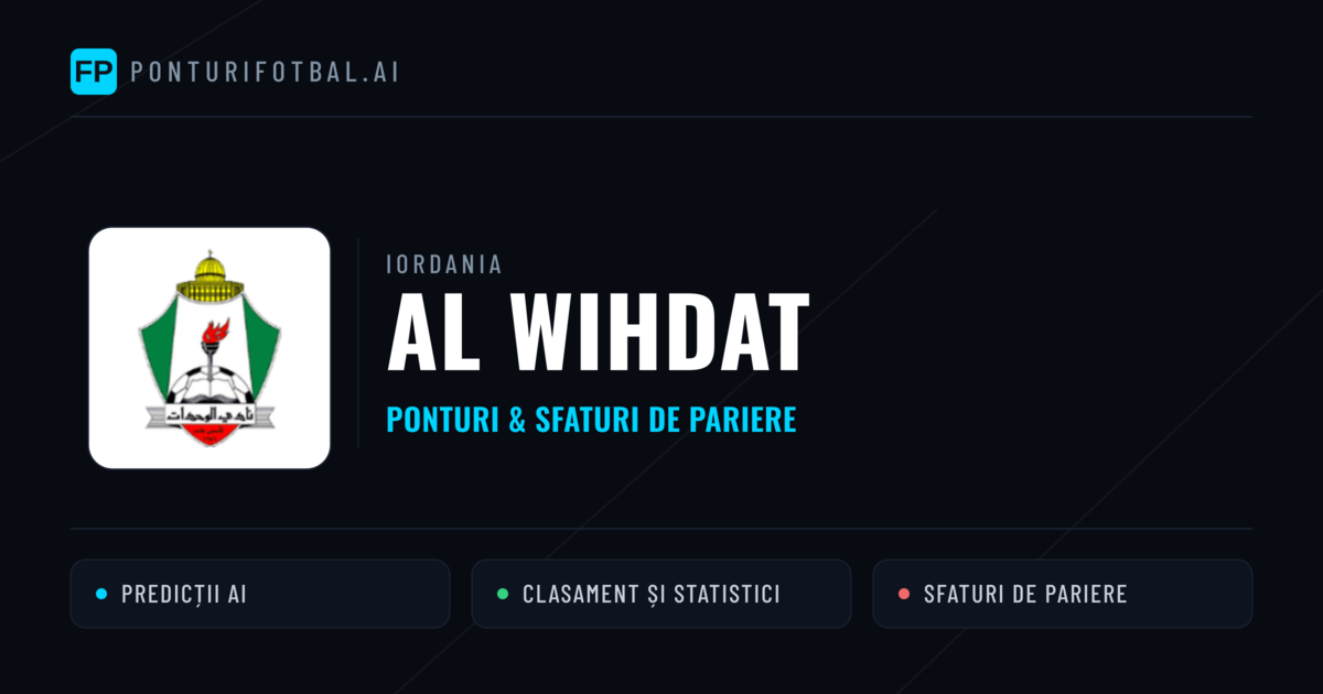 Al Wihdat Ponturi și statistici