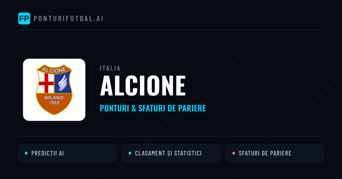 Alcione Ponturi și statistici
