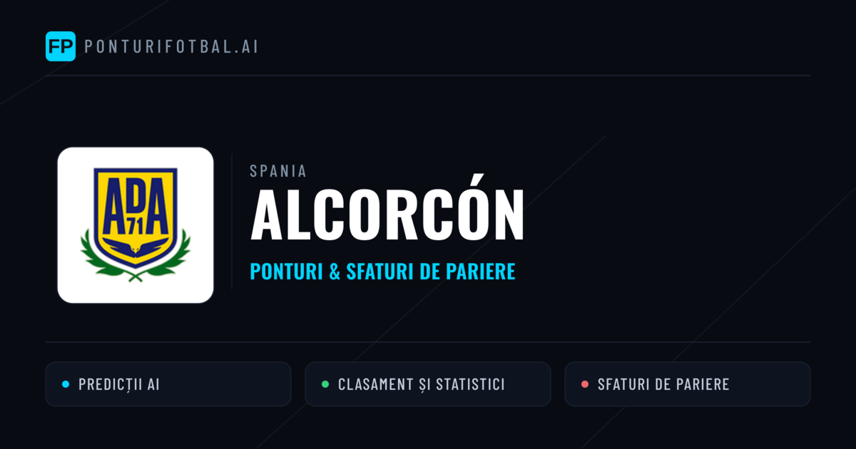 Alcorcón Ponturi și statistici
