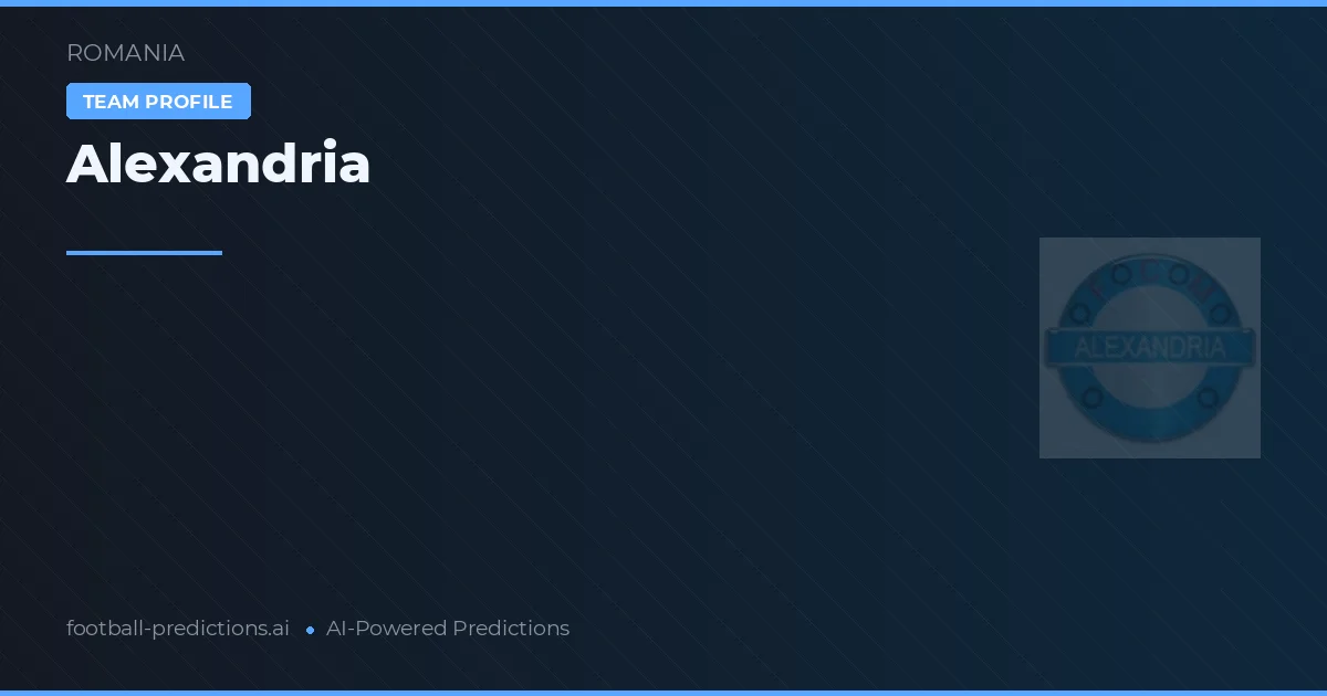 Alexandria Ponturi și statistici