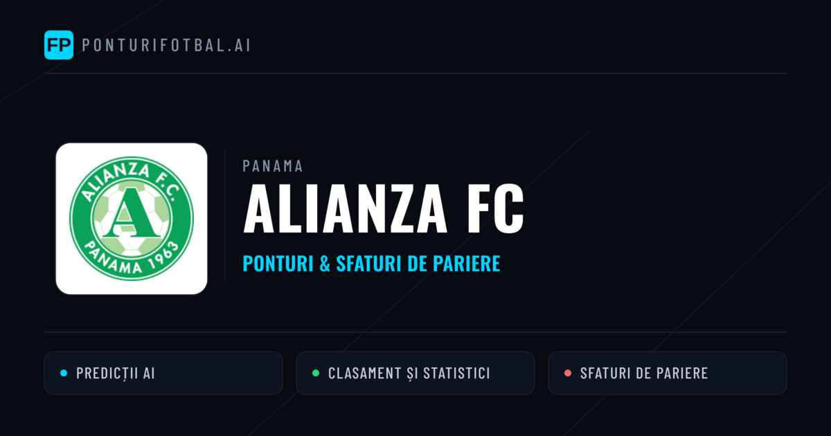 Alianza FC Ponturi și statistici