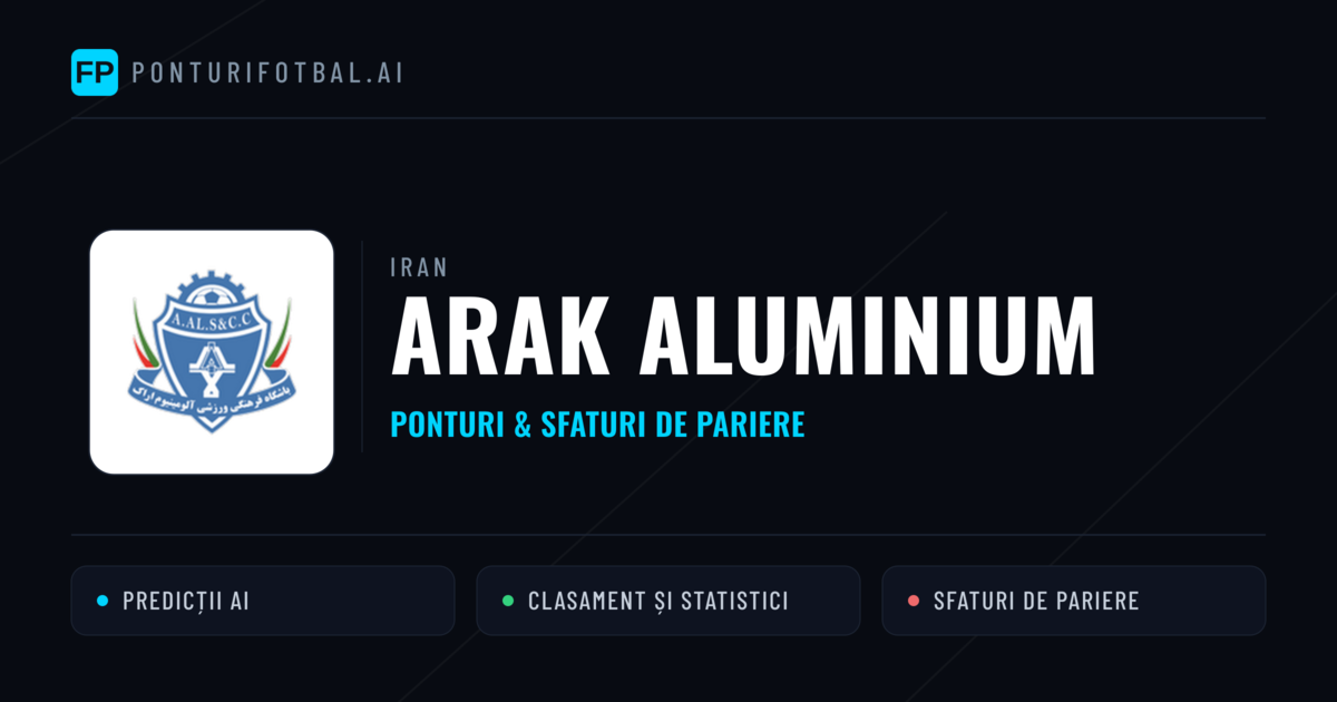 Arak Aluminium Ponturi și statistici