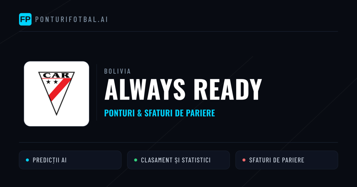 Always Ready Ponturi și statistici
