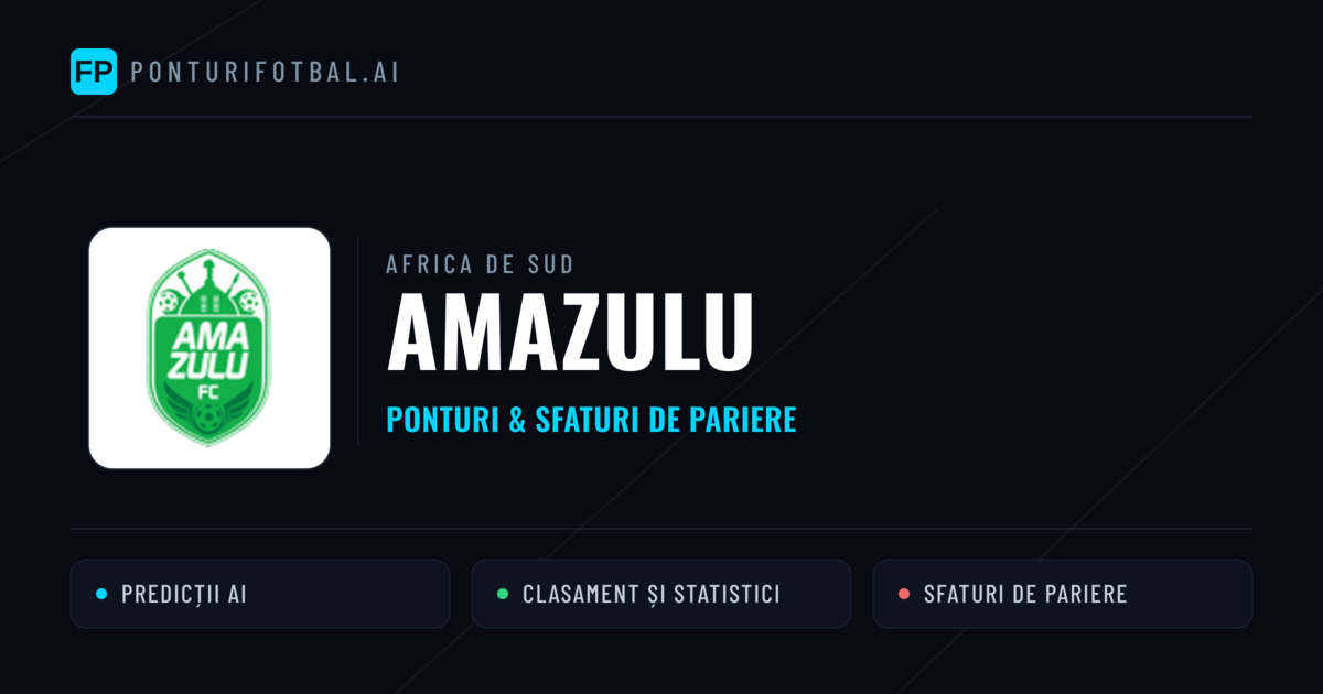 Amazulu Ponturi și statistici
