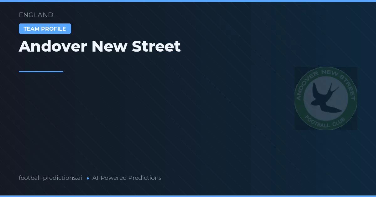 Andover New Street Ponturi și statistici