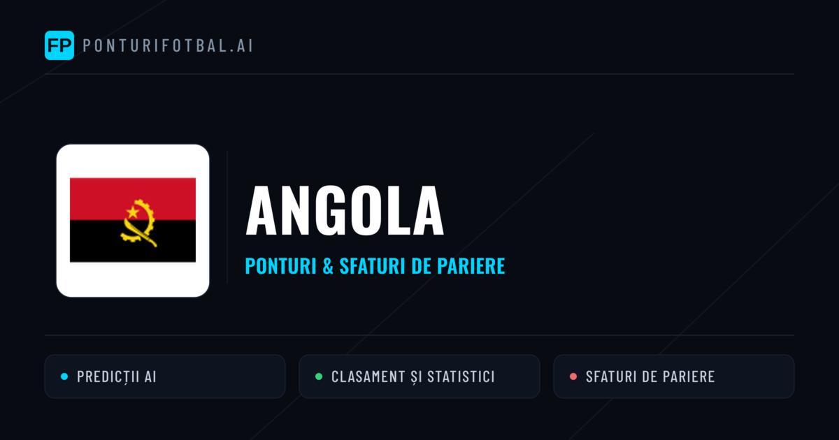 Angola Ponturi și statistici