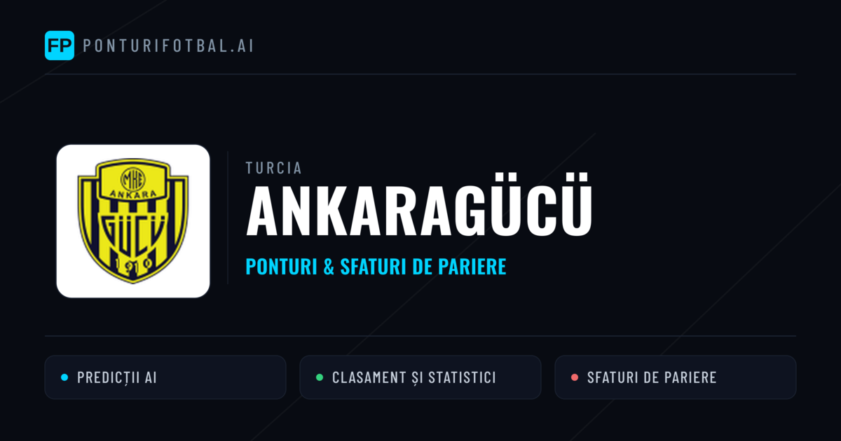 Ankaragücü Ponturi și statistici