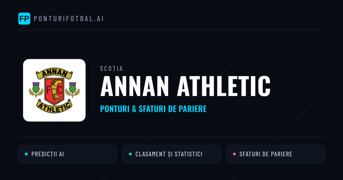 Annan Athletic Ponturi și statistici