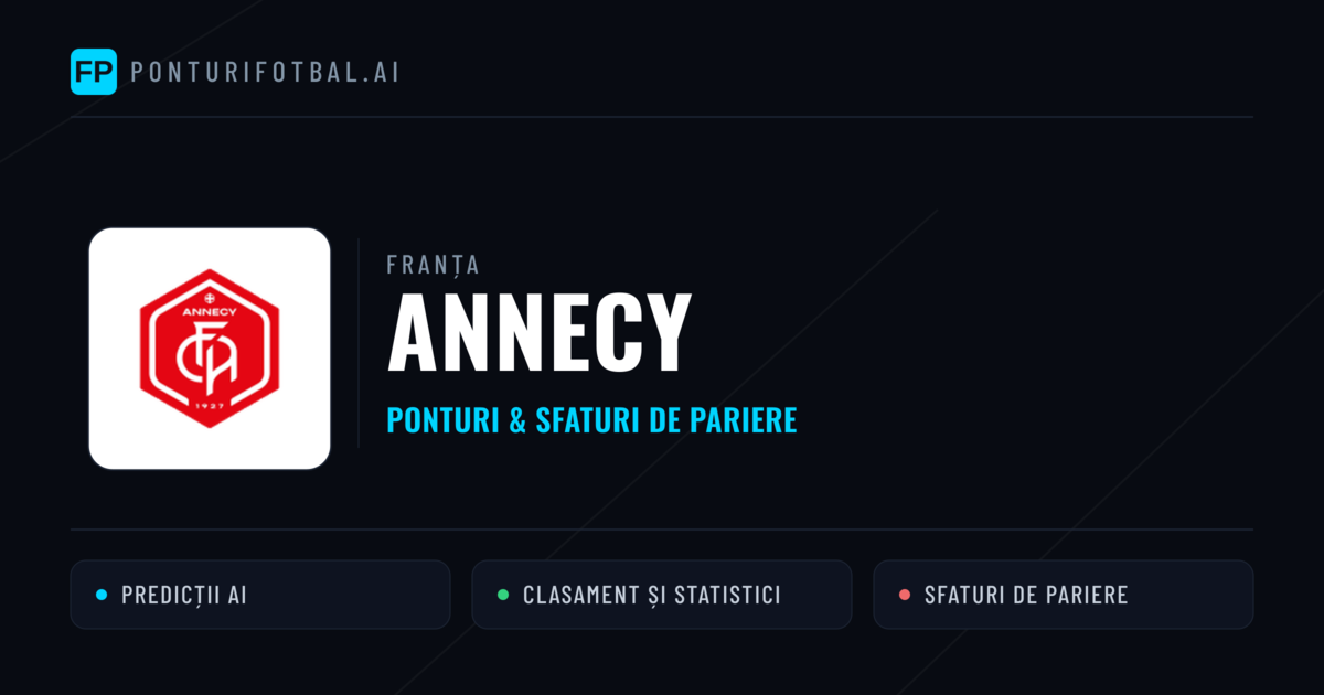 Annecy Ponturi și statistici