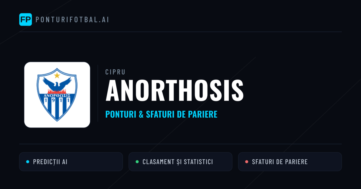 Anorthosis Ponturi și statistici