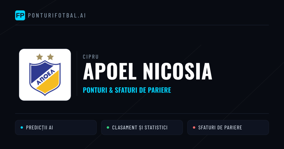 Apoel Nicosia Ponturi și statistici