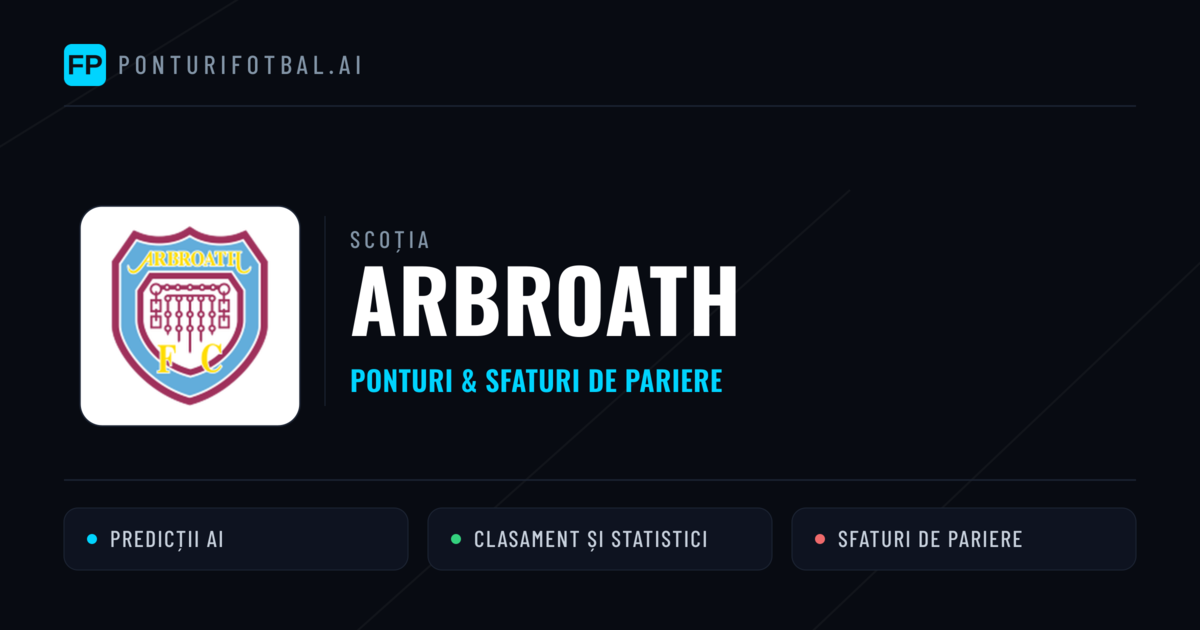 Arbroath Ponturi și statistici