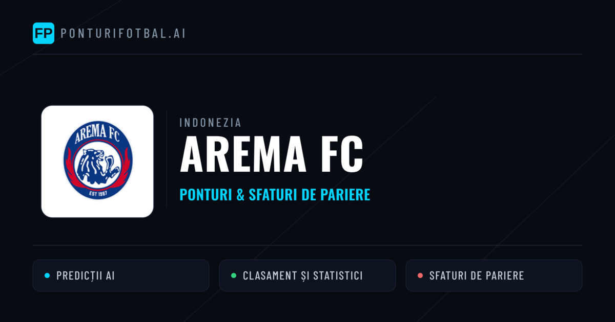 Arema FC Ponturi și statistici