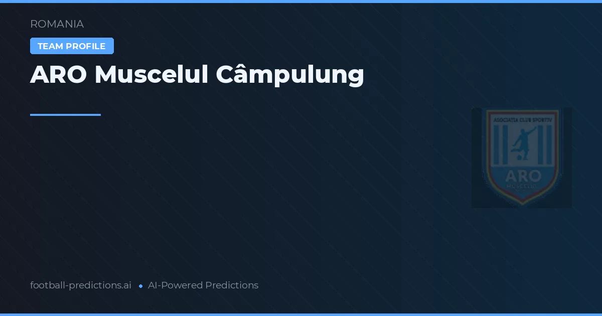 ARO Muscelul Câmpulung Ponturi și statistici
