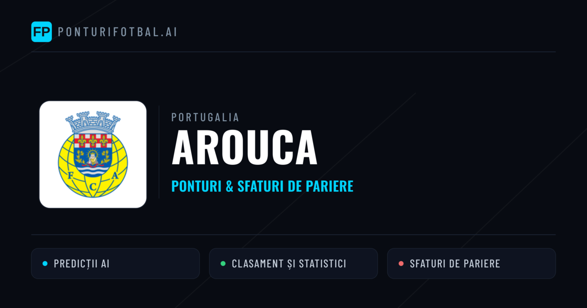 Arouca Ponturi și statistici