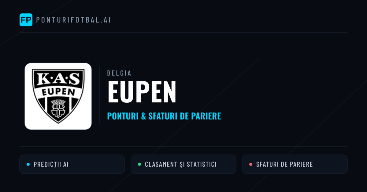 Eupen Ponturi și statistici