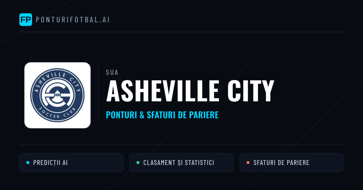 Asheville City Ponturi și statistici