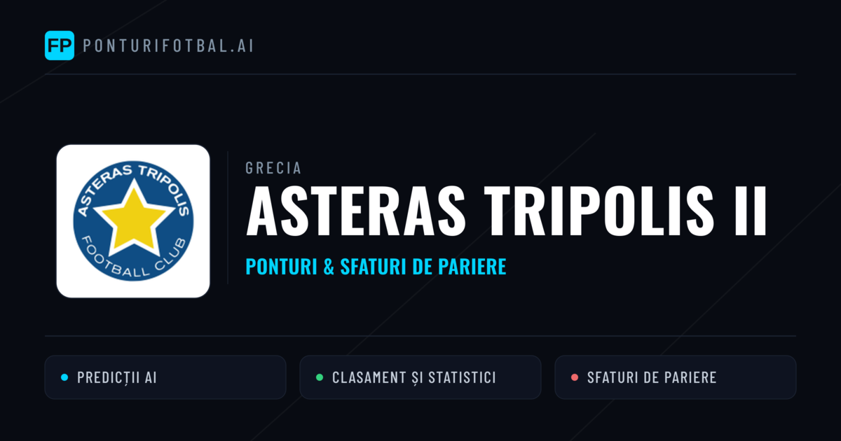 Asteras Tripolis II Ponturi și statistici