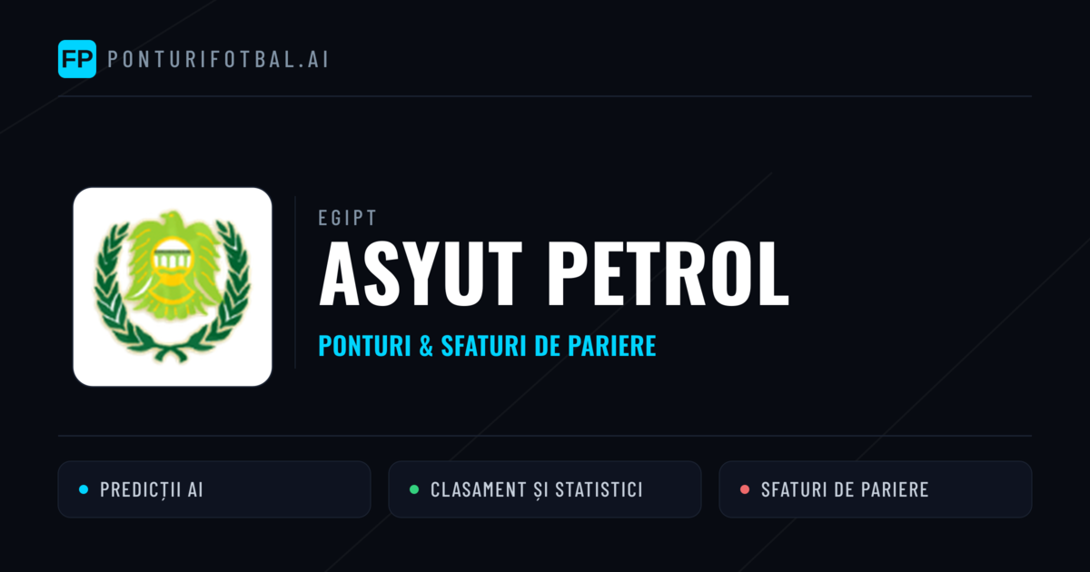 Asyut Petrol Ponturi și statistici