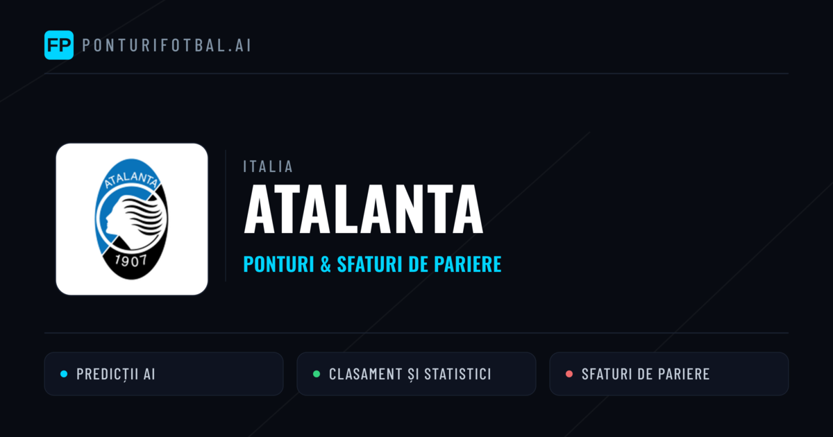 Atalanta Ponturi și statistici