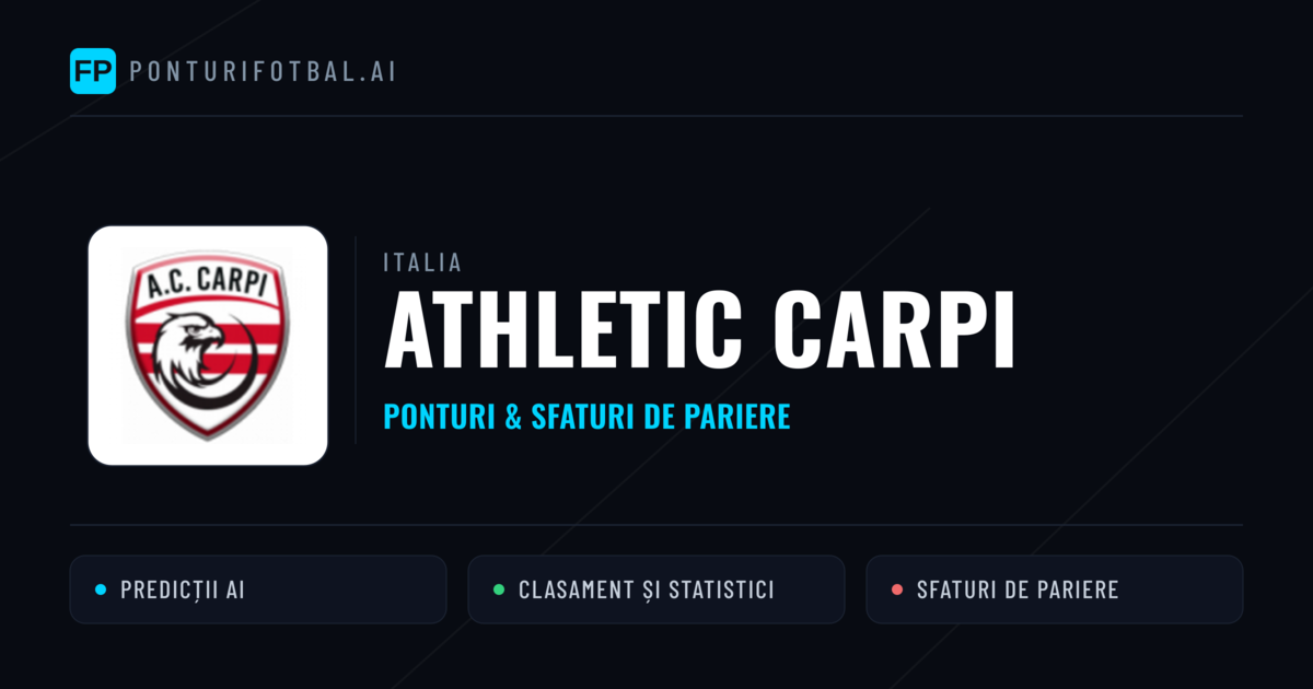 Athletic Carpi Ponturi și statistici