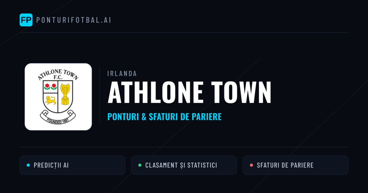 Athlone Town Ponturi și statistici
