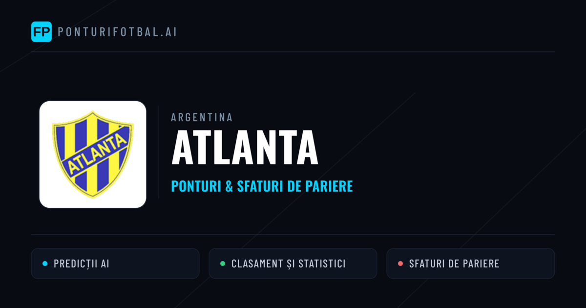 Atlanta Ponturi și statistici