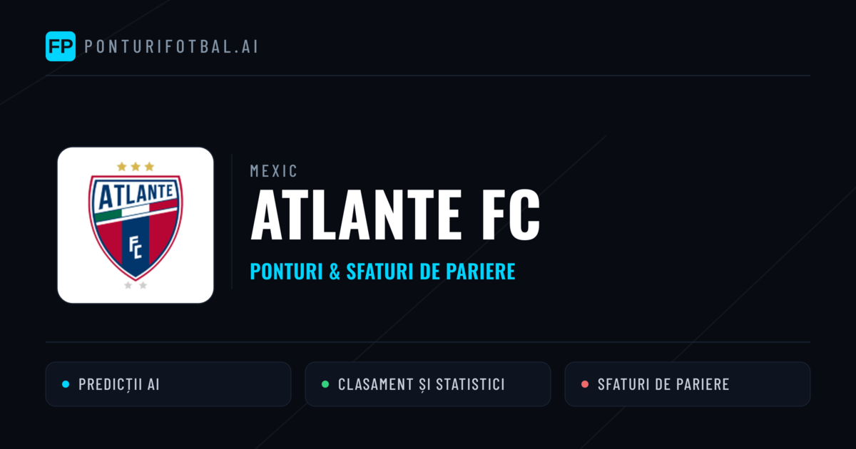 Atlante FC Ponturi și statistici