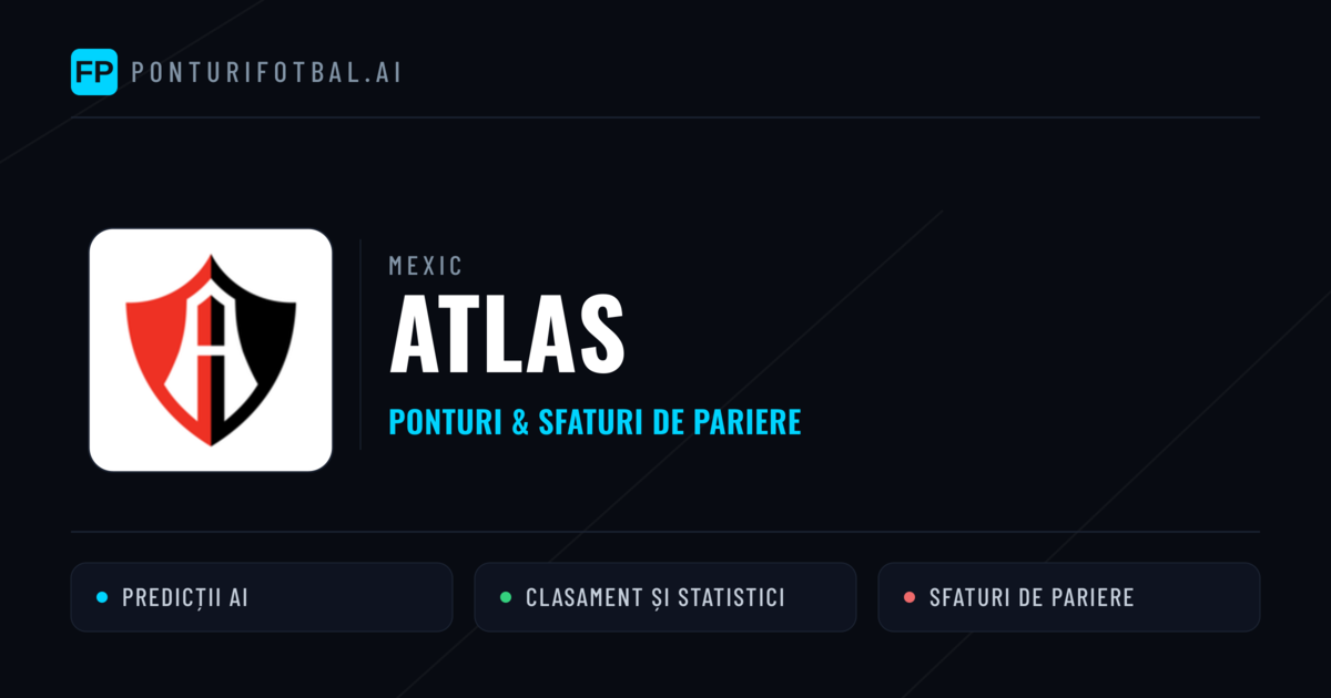 Atlas Ponturi și statistici