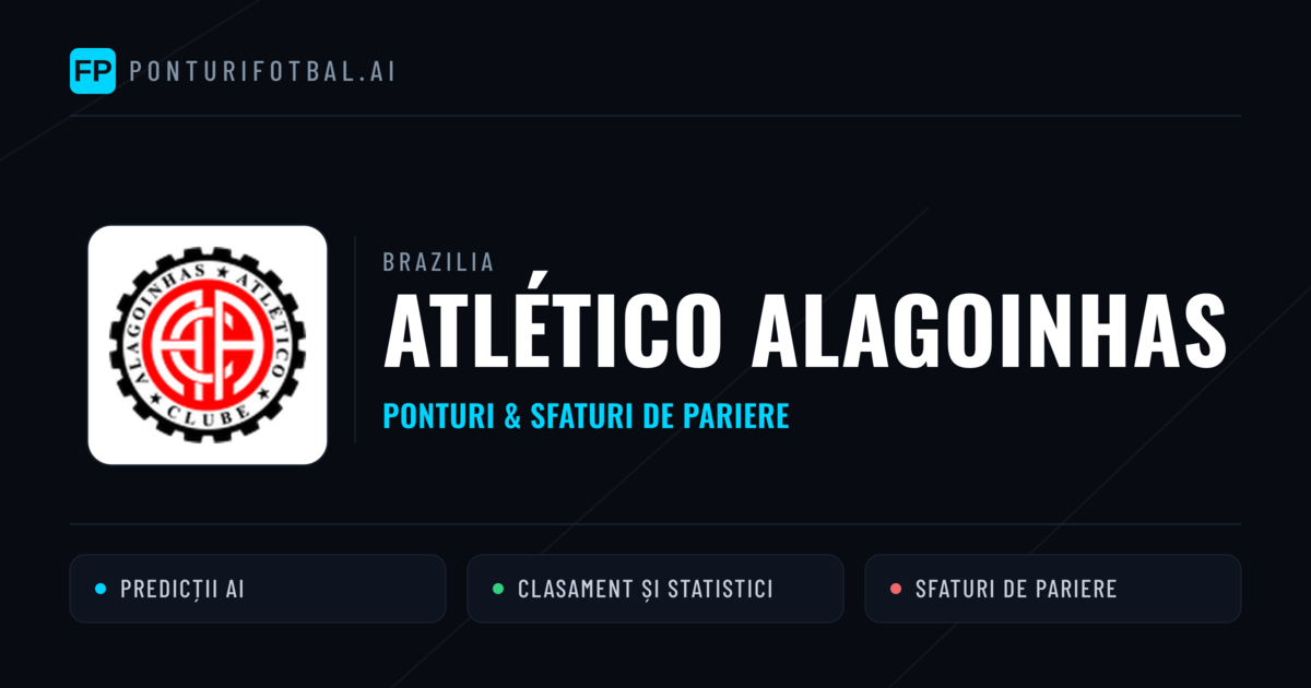 Atlético Alagoinhas Ponturi și statistici