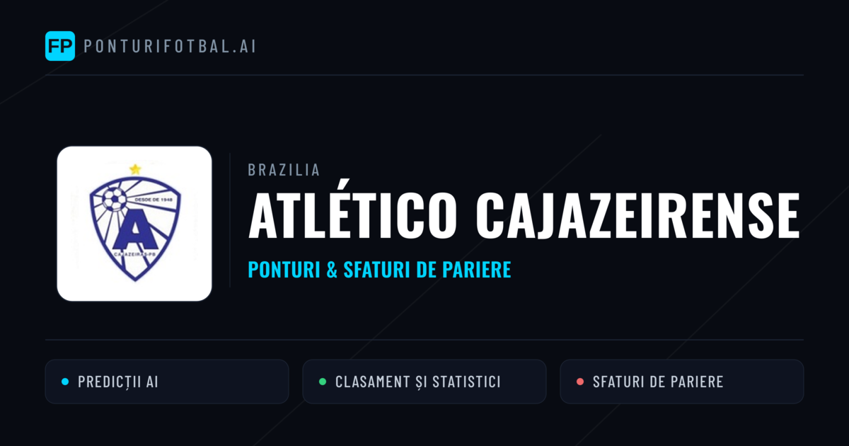 Atlético Cajazeirense Ponturi și statistici