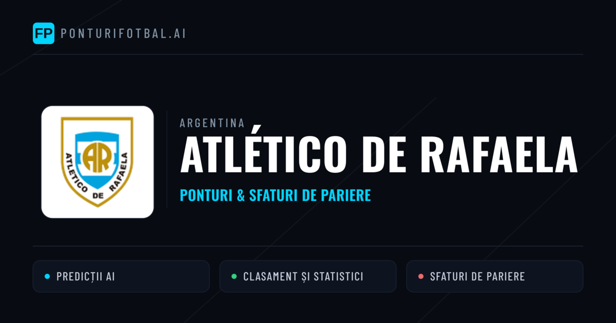 Atlético de Rafaela Ponturi și statistici