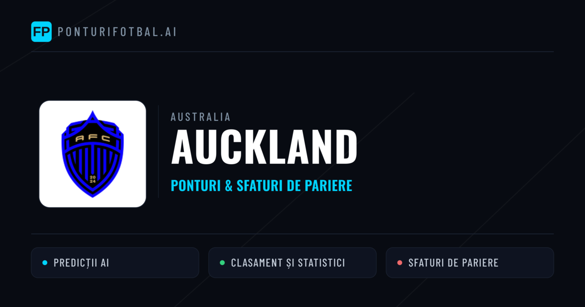 Auckland Ponturi și statistici