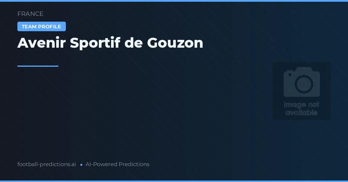 Avenir Sportif de Gouzon Ponturi și statistici