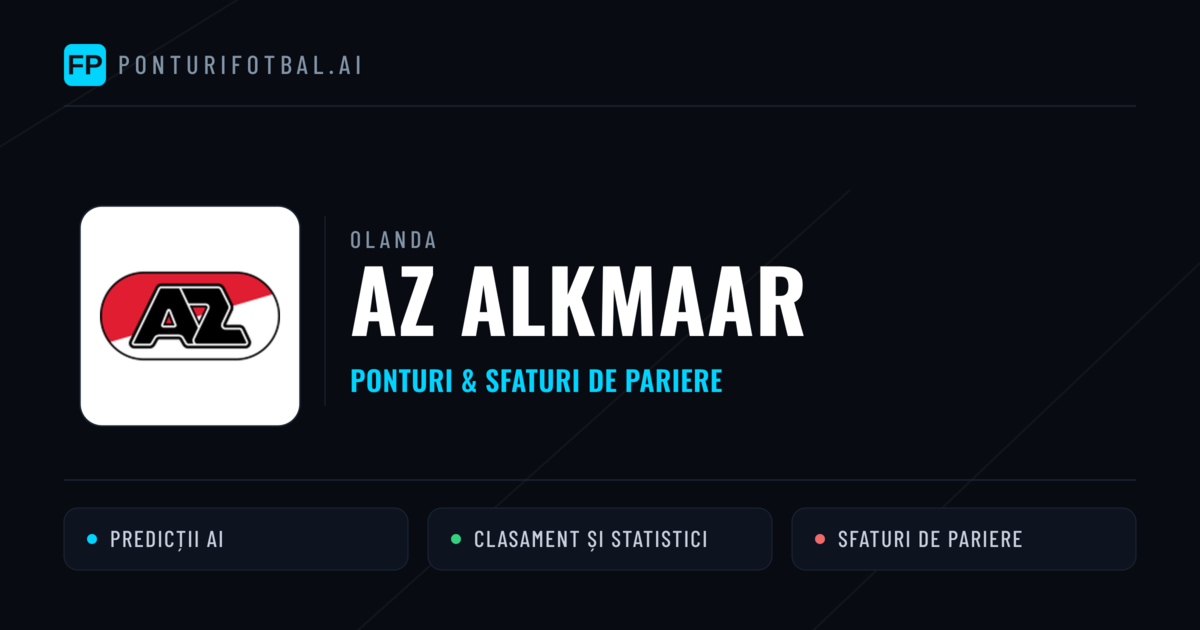 AZ Alkmaar Ponturi și statistici