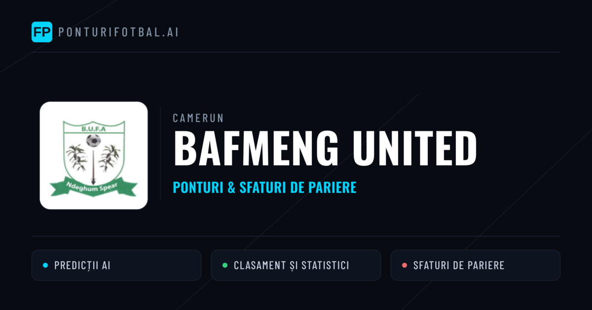Bafmeng United Ponturi și statistici