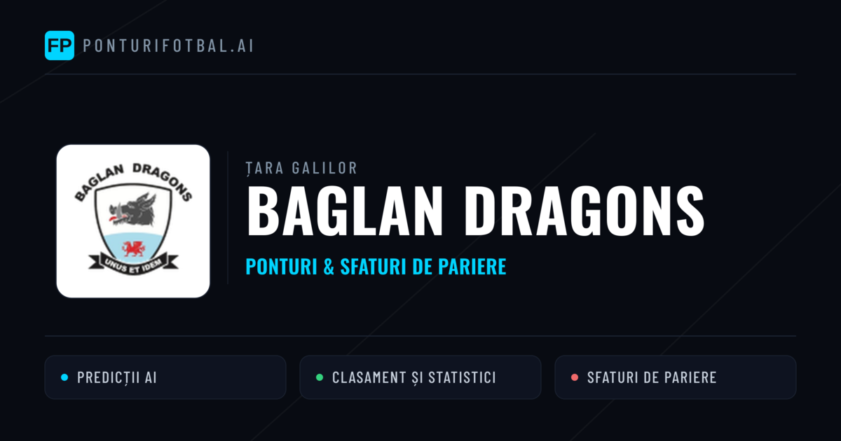 Baglan Dragons Ponturi și statistici