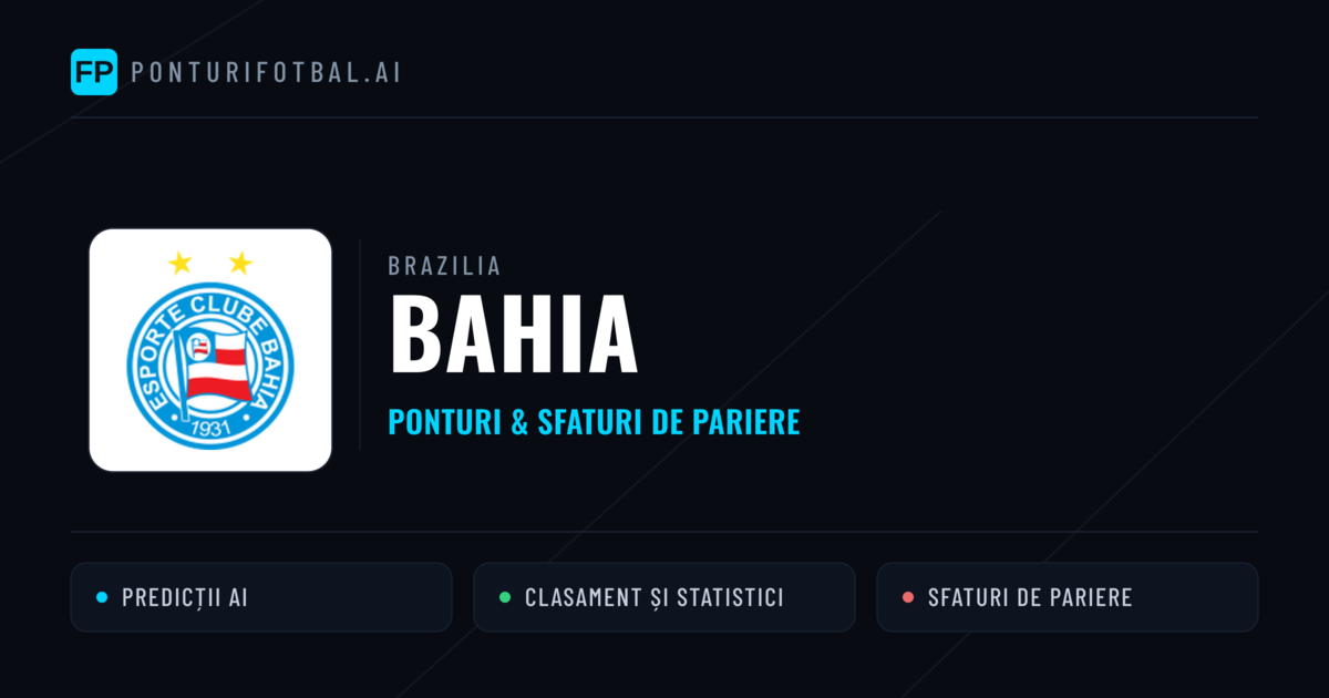 Bahia Ponturi și statistici