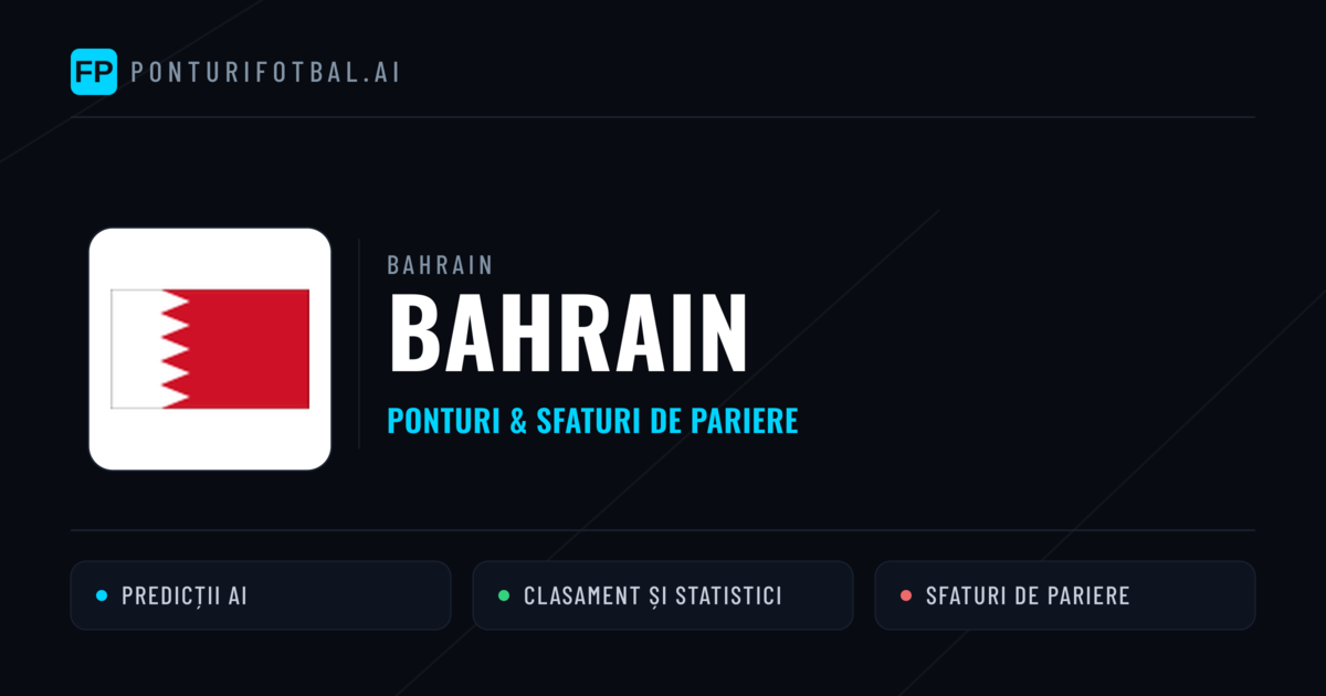 Bahrain Ponturi și statistici