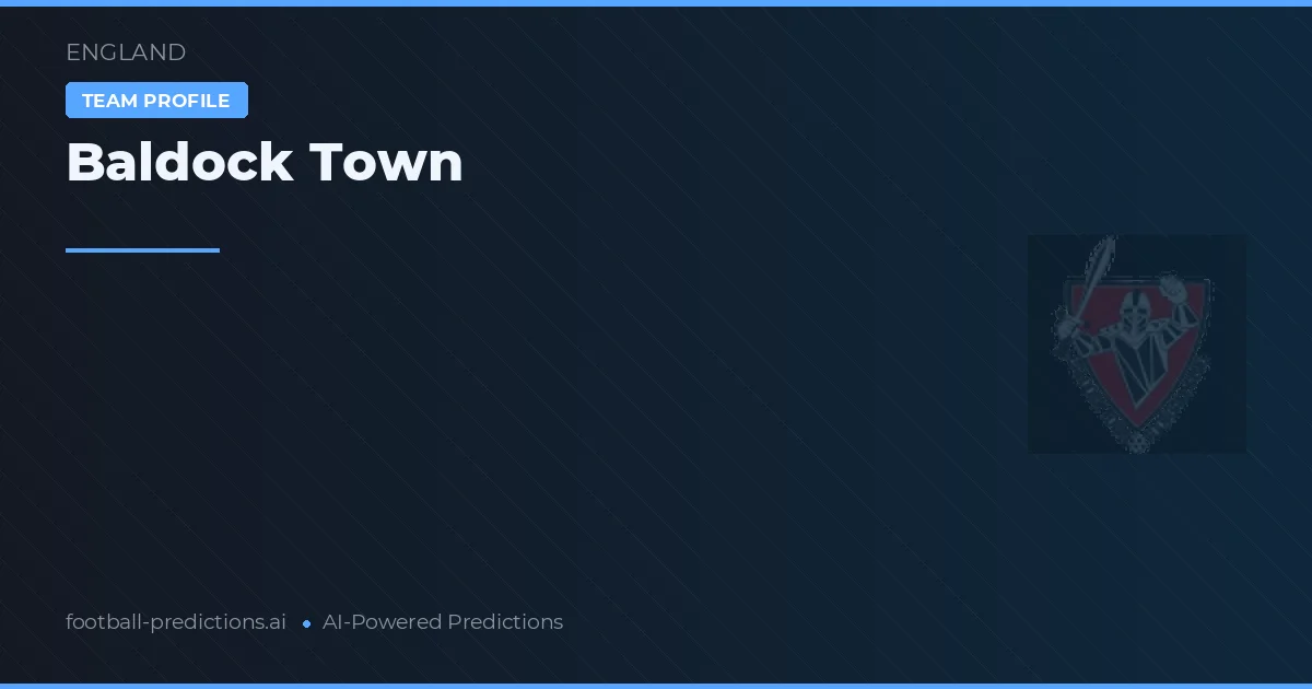 Baldock Town Ponturi și statistici