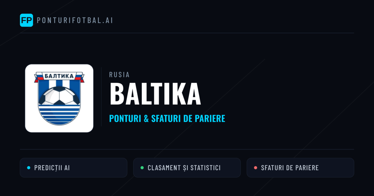Baltika Ponturi și statistici