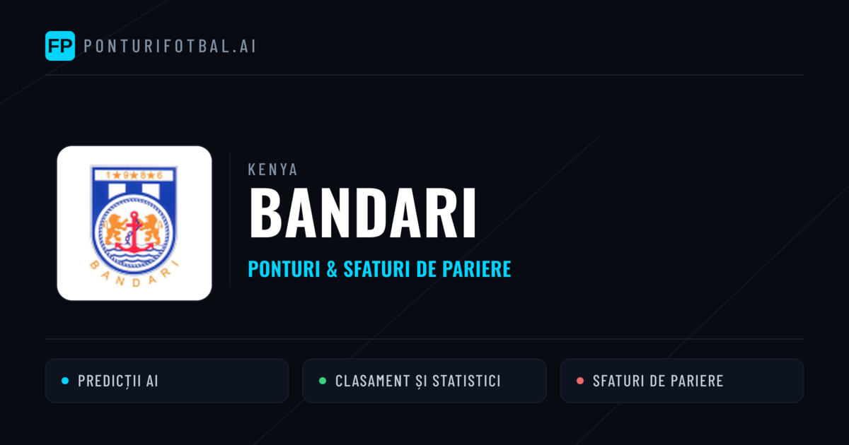 Bandari Ponturi și statistici