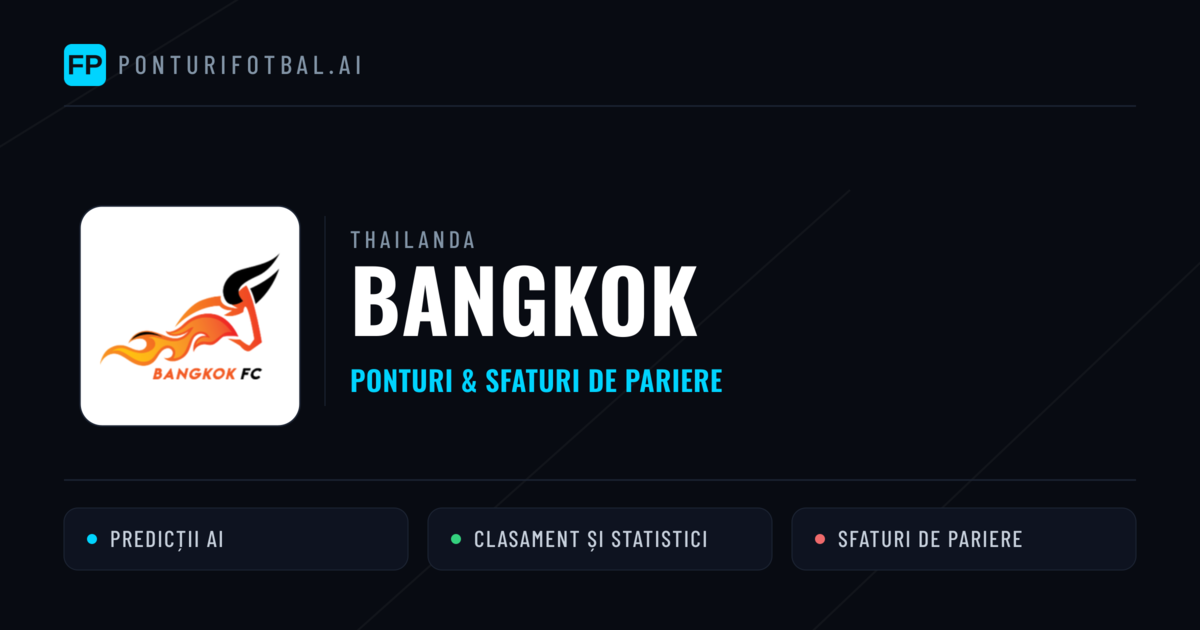 Bangkok Ponturi și statistici