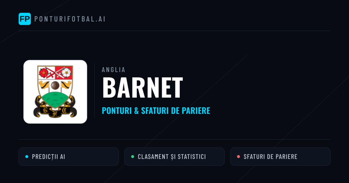 Barnet Ponturi și statistici