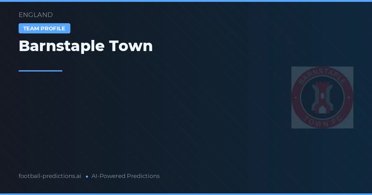 Barnstaple Town Ponturi și statistici
