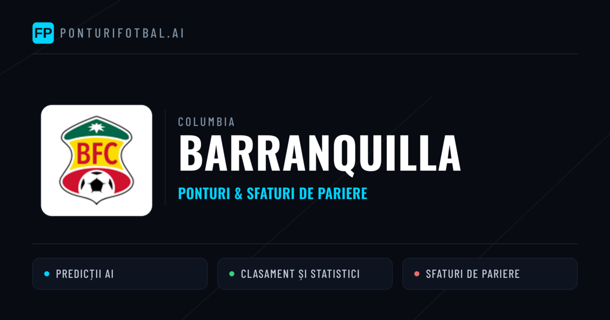 Barranquilla Ponturi și statistici